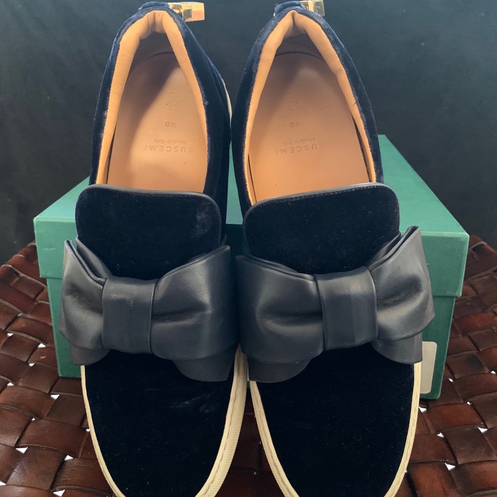 Buscemi Velvet Blue, Life Style Sneakers.